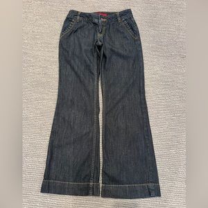 Banana Republic Wide Leg Jean Pants Low Rise